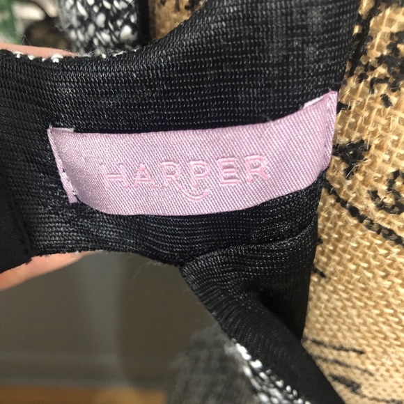 Beautiful black & white tweed Harper dress size medium 💕 - Picture 5 of 6